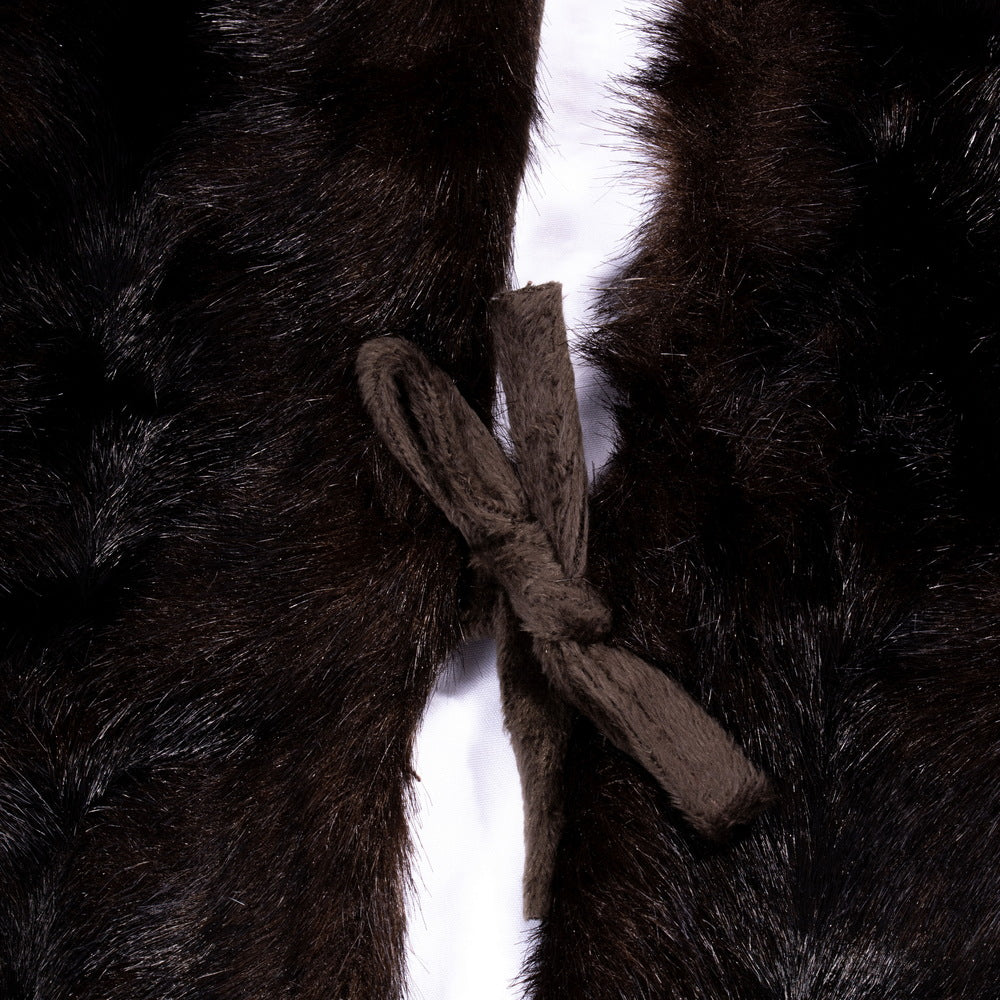 Vickerman 60" Cocoa Mink Faux Fur Tree Skirt
