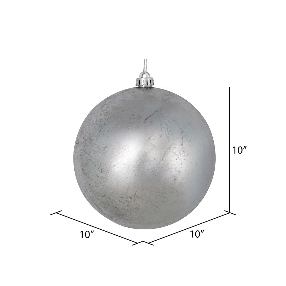 Vickerman 10" Silver Foil Ornament