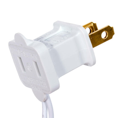 Vickerman 20 Light x 13.5" LED Silver-White Snowflake Tree Top with Warm White LED Mini Lights.