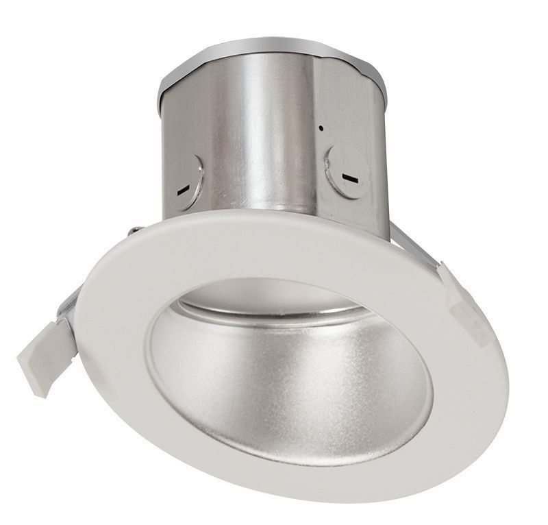 Westgate 4 LED Commercial Recessed Light, Commercial Indoor Lighting, 20W, 1600-1720 Lumens, 4000K, Haze Finish Finish, 0~10V Dimmable