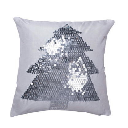 Vickerman Decorative 18" x 18" Sequin Tree Pillow