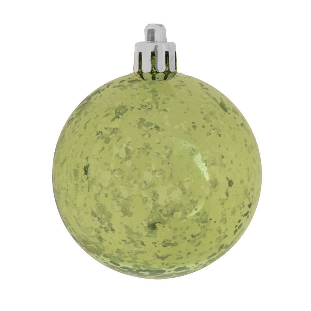 Vickerman 4" Celadon Shiny Mercury Ball Ornament 6 per Bag