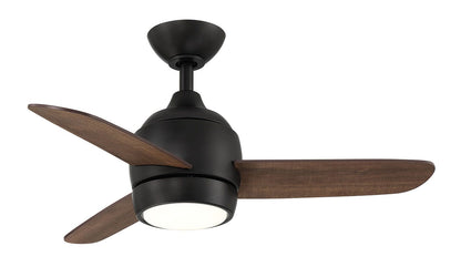 Wind River Fans The Mini 36" Indoor/Outdoor Led Ceiling Fan, 14Watts, 120V, CCT Adjustable