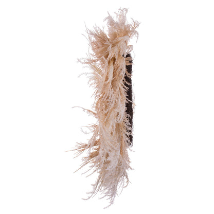 Vickerman 20.5" Ivory Artificial Reed Grass Wreath.