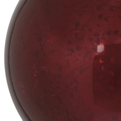 Vickerman 4" Burgundy Shiny Mercury Ball Ornament 6 per Bag.