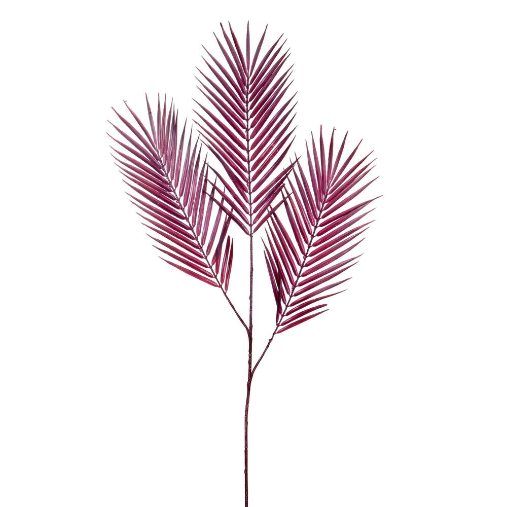 Vickerman 40" Purple Butterfly Palm Spray 3 per bag.