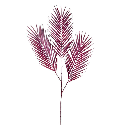 Vickerman 40" Purple Butterfly Palm Spray 3 per bag.