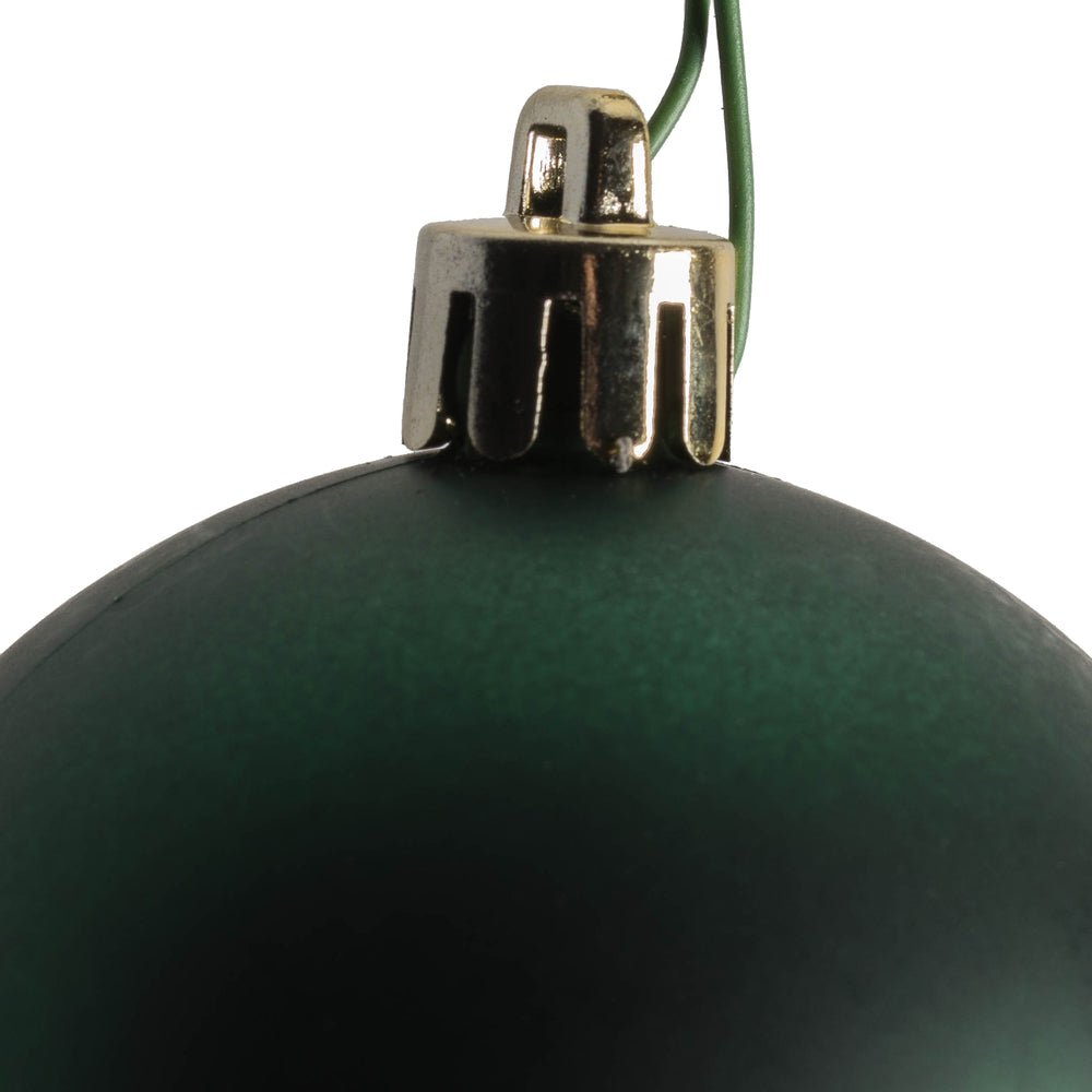 Vickerman 2.4" Midnight Green Matte Ball Ornament 24 per Bag