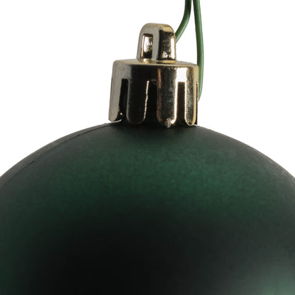 Vickerman 2.4" Midnight Green Matte Ball Ornament 24 per Bag