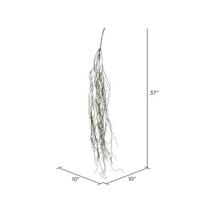 Vickerman 37" Artificial Gray Trailing Succulent Bush Pack of 2