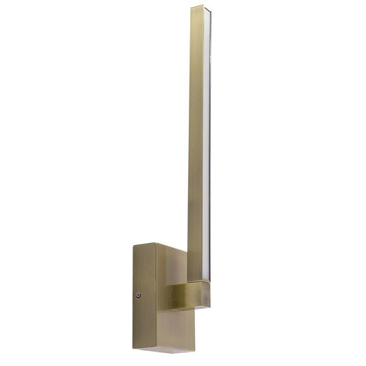 Westgate Rotatable Slim Vanity Wall Sconce 21In 14W 5Cct 980 Lumens C90 Dim, Gold, Commercial Indoor Lighting, 14W, 980 Lumens, 27K/30K/35K/40K/50K, Brushed Bruss Finish, TRIAC Dimming