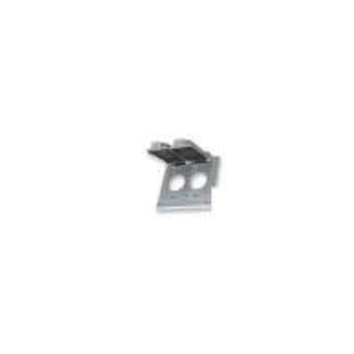 Westgate 2 Single Receptacles 1.406” Diameter, Electrical Products, Gray Finish