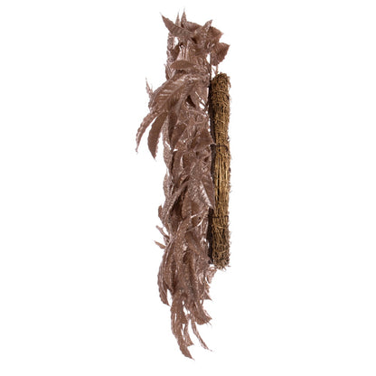 Vickerman 24" Café Latte Artificial Gardenia Glitter Wreath.