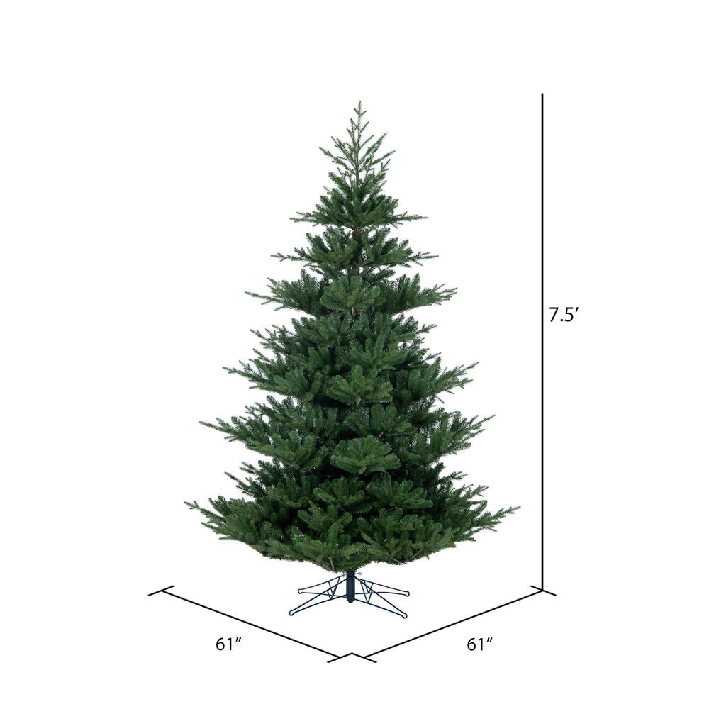 Vickerman 7.5' x 61" Hudson Fraser Fir Artificial Christmas Tree Unlit
