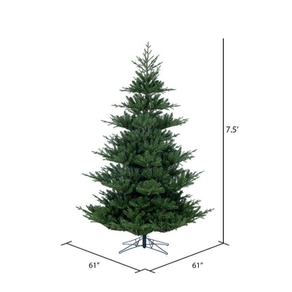 Vickerman 7.5' x 61" Hudson Fraser Fir Artificial Christmas Tree Unlit