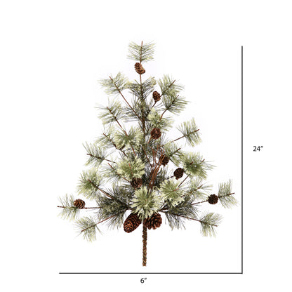 Vickerman 24" Dakota Artificial Christmas Spray