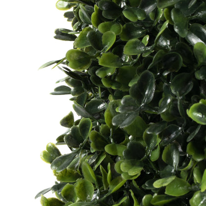 Vickerman 4' Potted Artificial Boxwood Cone.
