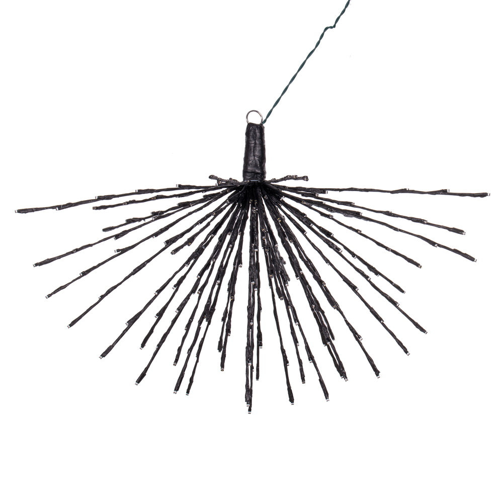 Vickerman 240Lt x 32" Black Starburst Warm White 5mm Twinkle LED Lights.
