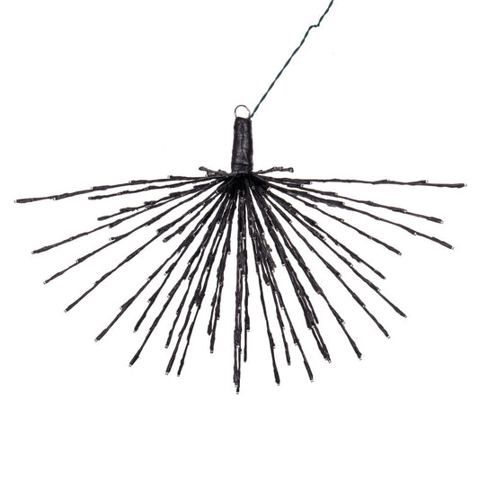 Vickerman 240Lt x 32" Black Starburst Warm White 5mm Twinkle LED Lights.