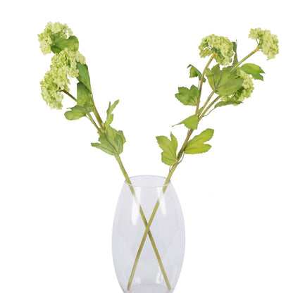 Vickerman 23.5'' Artificial Green Ball Flower Spray. Includes 2 sprays per pack.