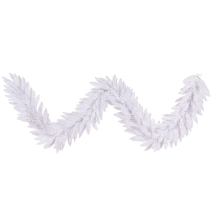 Vickerman 9' White Fir Artificial Christmas Garland Unlit