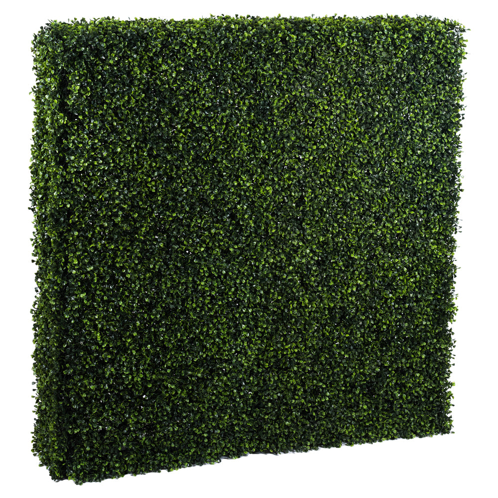 Vickerman 48" x 12" x 48" Artificial Boxwood Hedge.