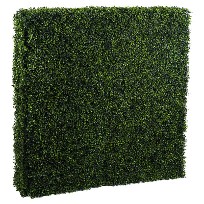 Vickerman 48" x 12" x 48" Artificial Boxwood Hedge.