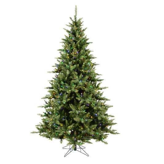 Vickerman 15' Camdon Fir Artificial Christmas Tree Multi-Colored Dura-lit LED Lights