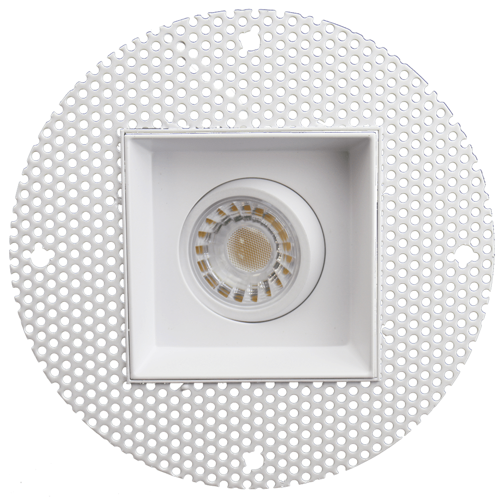 Goodlite 3 Inch Trimless Square LED Single Gimbal Fixture, Selectable Color Temperature, 27,30,35,41,50K