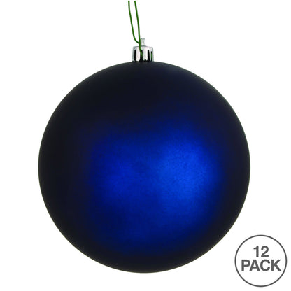 Vickerman 2.75" Midnight Blue Matte Ball Ornament 12 per Bag