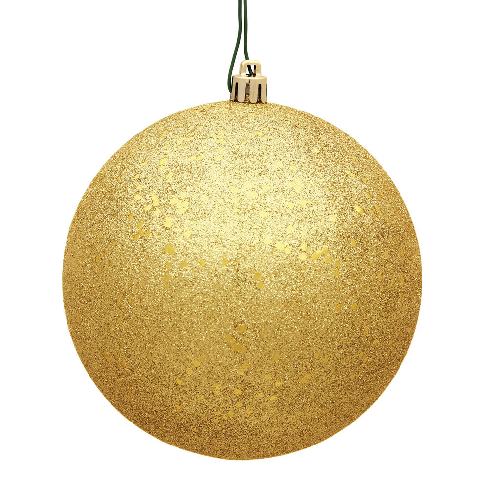 Vickerman 10" Honey Gold Sequin Ball Ornament