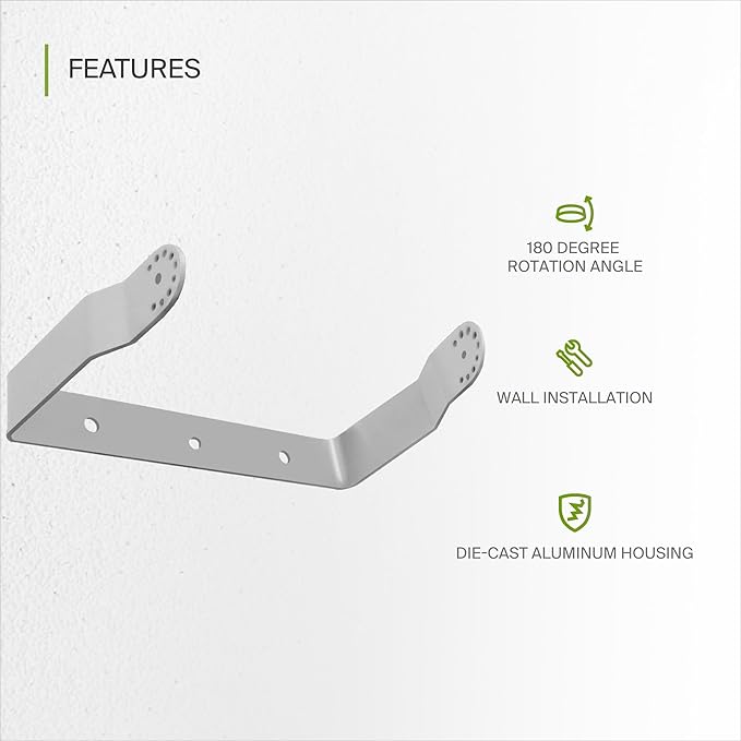 ASD Lighting Floodlight Mounting Bracket 100-200W Silver