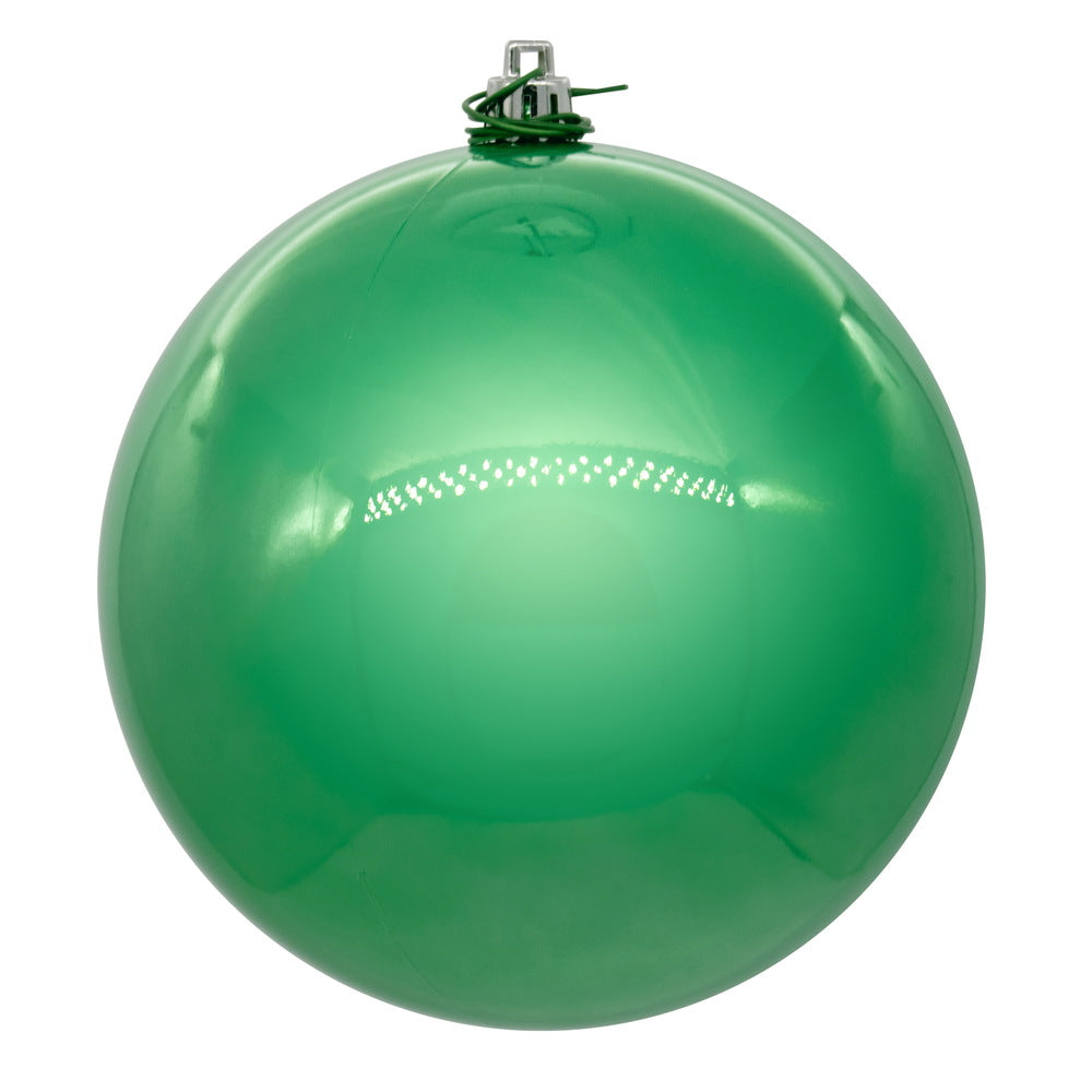 Vickerman 10" Seafoam Pearl UV Drilled Ball Ornament 1 per bag.