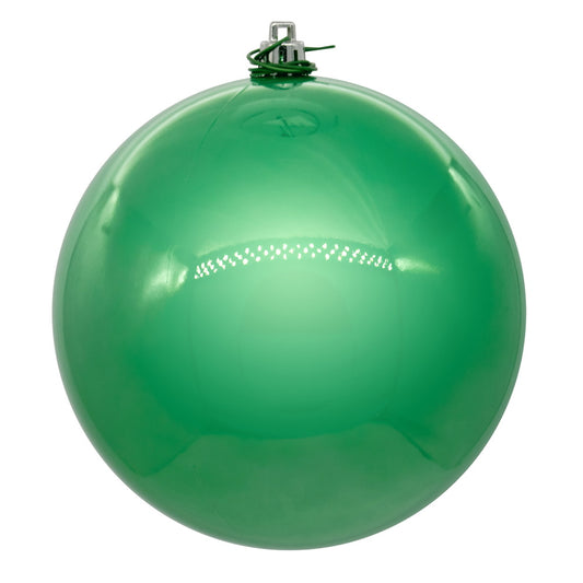 Vickerman 10" Seafoam Pearl UV Drilled Ball Ornament 1 per bag.