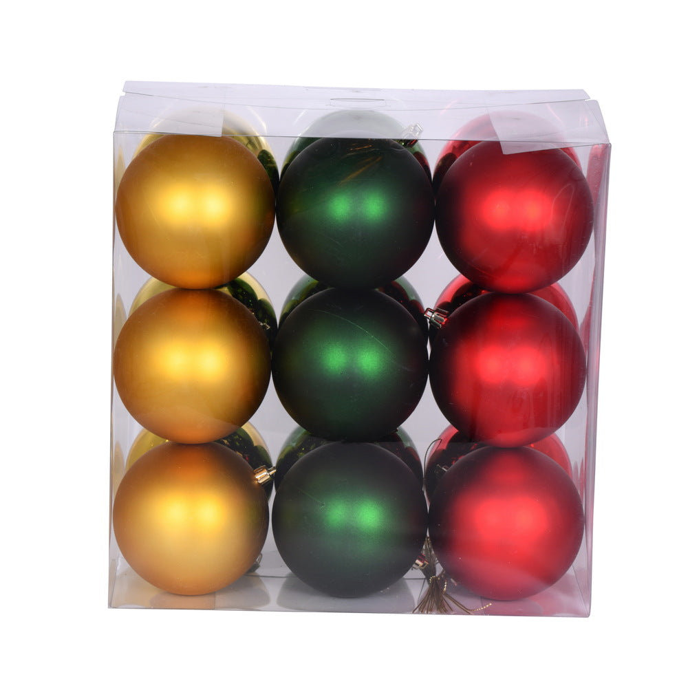 Vickerman 4" Red Gold Green and Ornament Assortment 18 per box.