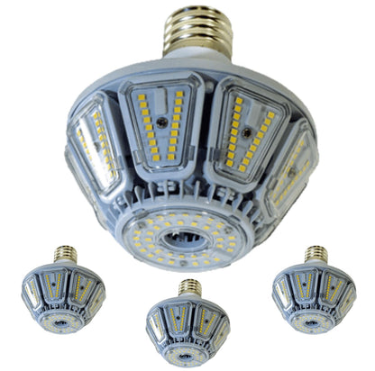 Damar- LED High Bay Retro Light 40W 5000 Lumens 4000K Cool White IP65 100-277V UL Listed Dry/Damp Rated Pack of 4- Commercial Industrial Shop Light for Warehouse Factory Barn Garage