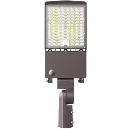 Euri Lighting EALH-150W1033cws Commercial LED 100/120/150 Watt Area Light 3 Color & 3 Wattage Selectable Type III High Voltage