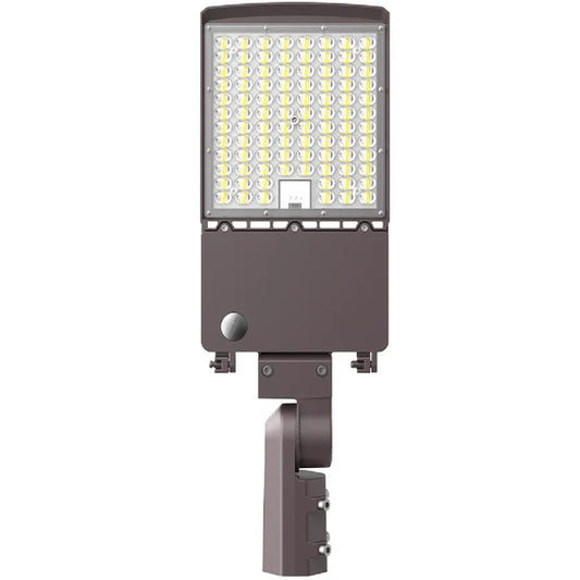 Euri Lighting EALH-150W1033cws Commercial LED 100/120/150 Watt Area Light 3 Color & 3 Wattage Selectable Type III High Voltage