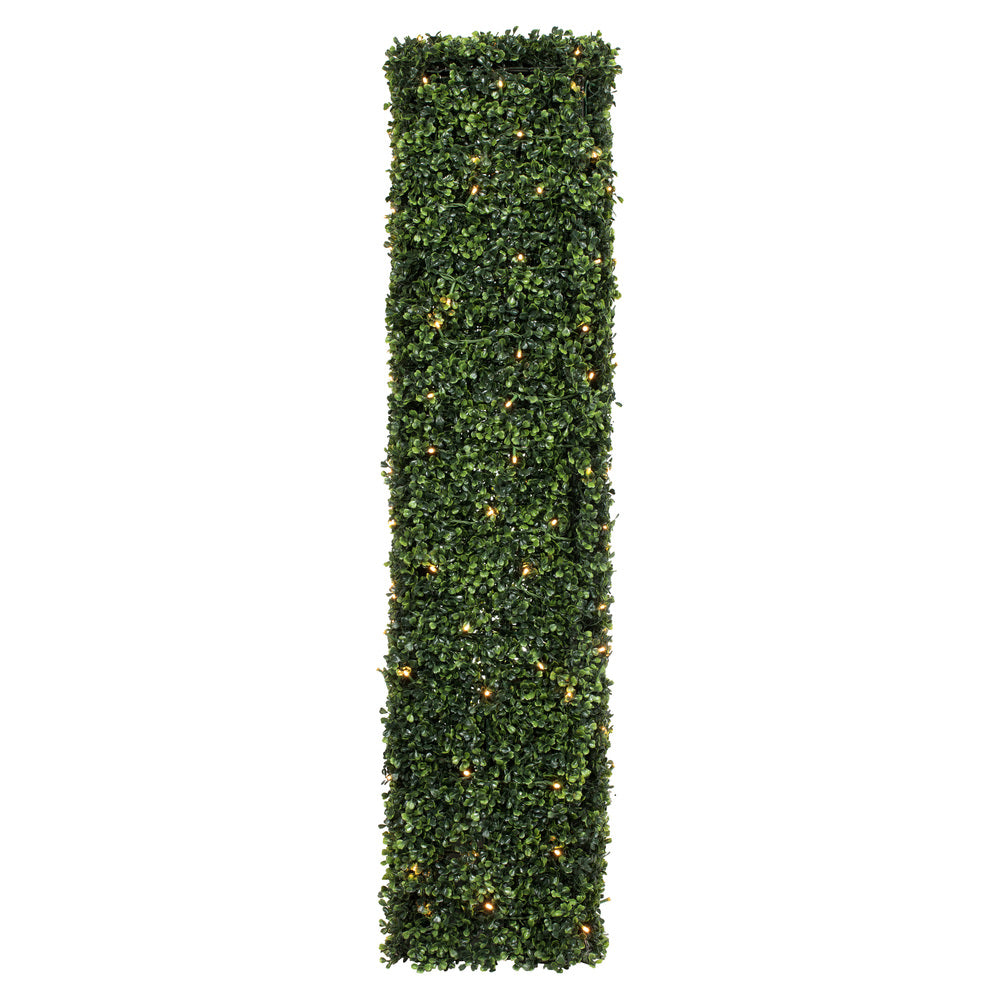 Vickerman 48"Artificial Boxwood Hedge With 400 Warm White LED Lghts.