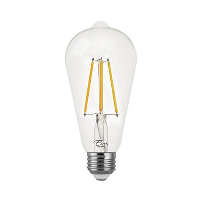 Euri Lighting VST19-3020e Vintage LED 75-Watt Equivalent ST19 Edison Filament Lamp E26 Base Dimmable - 2700K