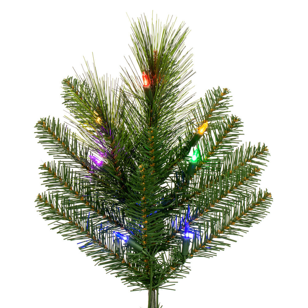 Vickerman 9' x 51" Jackson Pine Artificial Pre-Lit Christmas Tree Multi-Colored Lights.