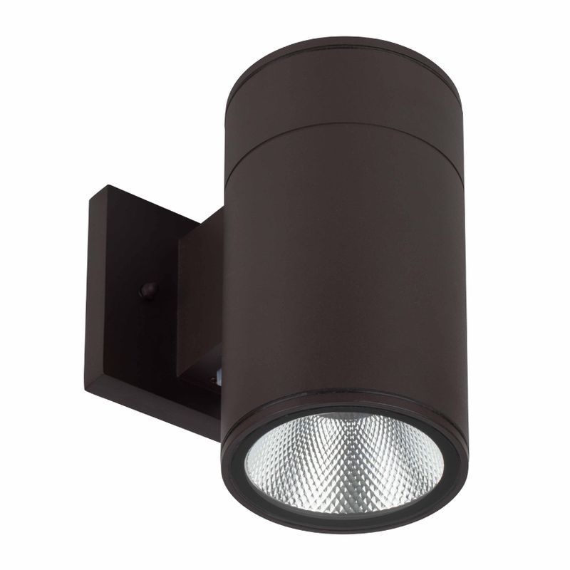 Westgate 4" Cylinder Lights, 120V, Outdoor Lighting, 15W, 1144 Lumens, 5000K, Bronze Finish, TRI-AC Dimmable