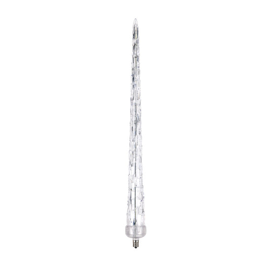 Vickerman 24" LED Cool White Falling Icicle Replacement Bulb