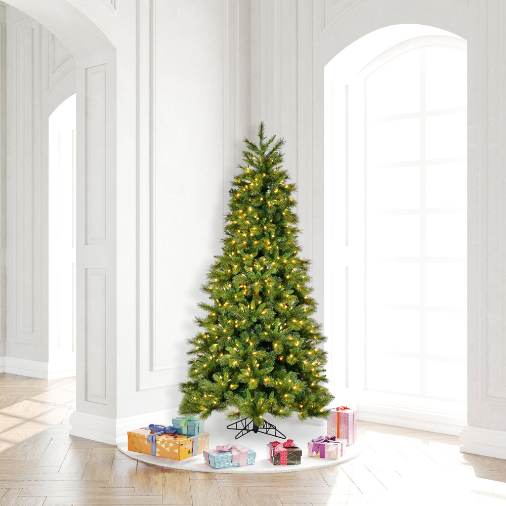 Vickerman 6.5' x 40" Brighton Pine Artificial Christmas Tree with Warm White Dura-lit LED Lights