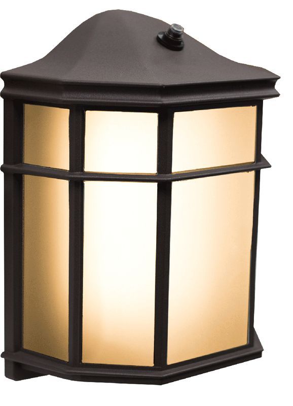 Westgate LED Wall Lantern 12W 3Cct 3000K/4000K/5000K  Bronze With Photocell, Outdoor Lighting, 12W, 1150 Lumens, 3000K/4000K/5000K, Bronze Finish