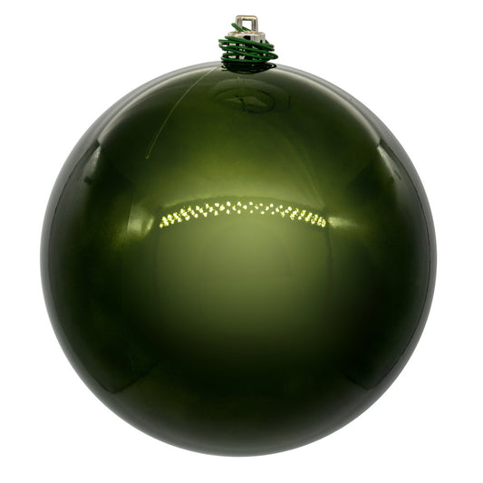 Vickerman 8" Juniper Pearl UV Drilled Ball Ornament 1 per bag.