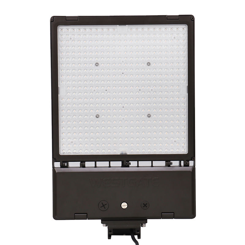 Westgate Maximum-Feature Area Flood 200/250/300W 30/40/50K T3 Rotatable Photocell And Sensor-Ready, Outdoor Lighting, 200W/250W/300W, 145 Lumens/W,  30K/40K/50K, Bronze Finish, 0-10V