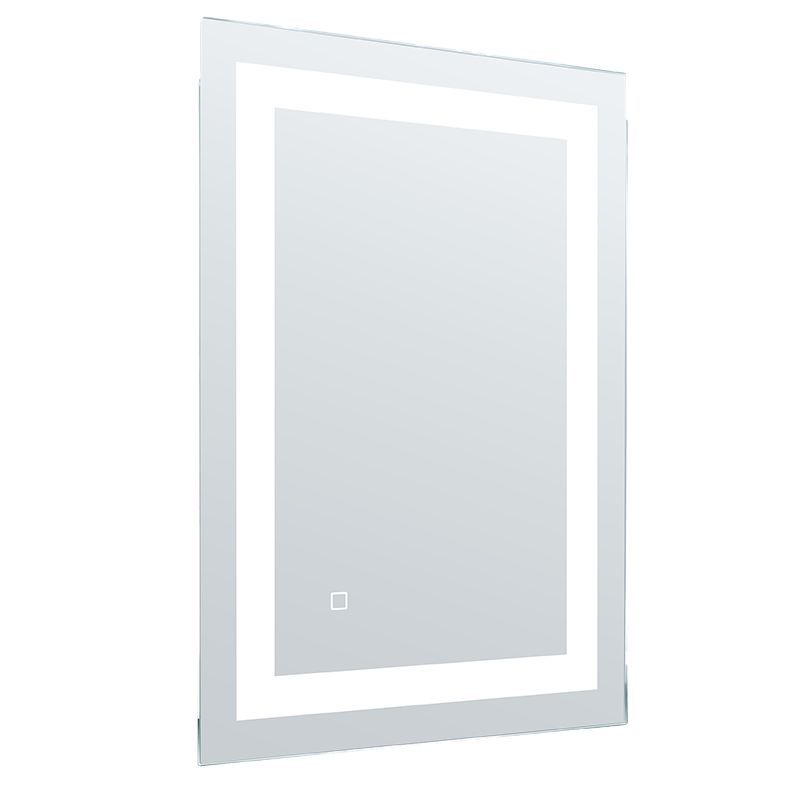 Westgate LED Mirror 24X36X1.37In, 120V, 24W,  27-65K Cct CRI>90, Dim., With Deforger, Commercial Indoor Lighting, 44W3000K/4500K/6500K, Anodising Finish Stepless Dimming