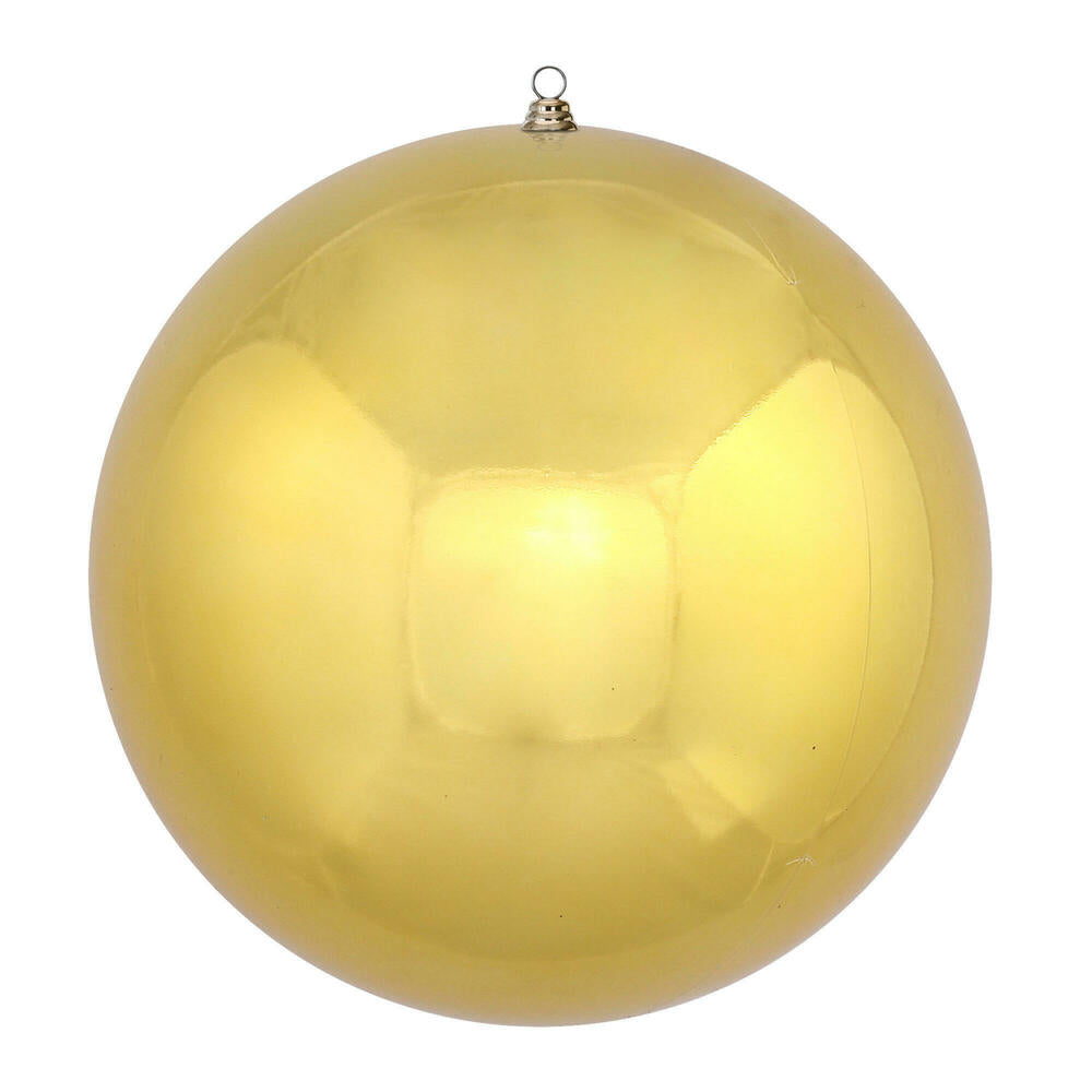 Vickerman 20" Giant Shiny Gold Ball Christmas Ornament UV Resistant