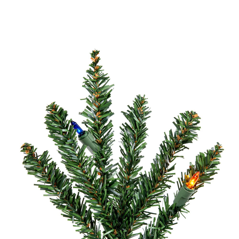 Vickerman 24" Anoka Pine Artificial Christmas Tree Multi-colored Dura-lit Lights